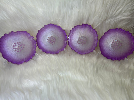 Purple coasters