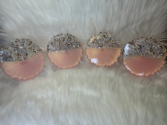 Pink coasters