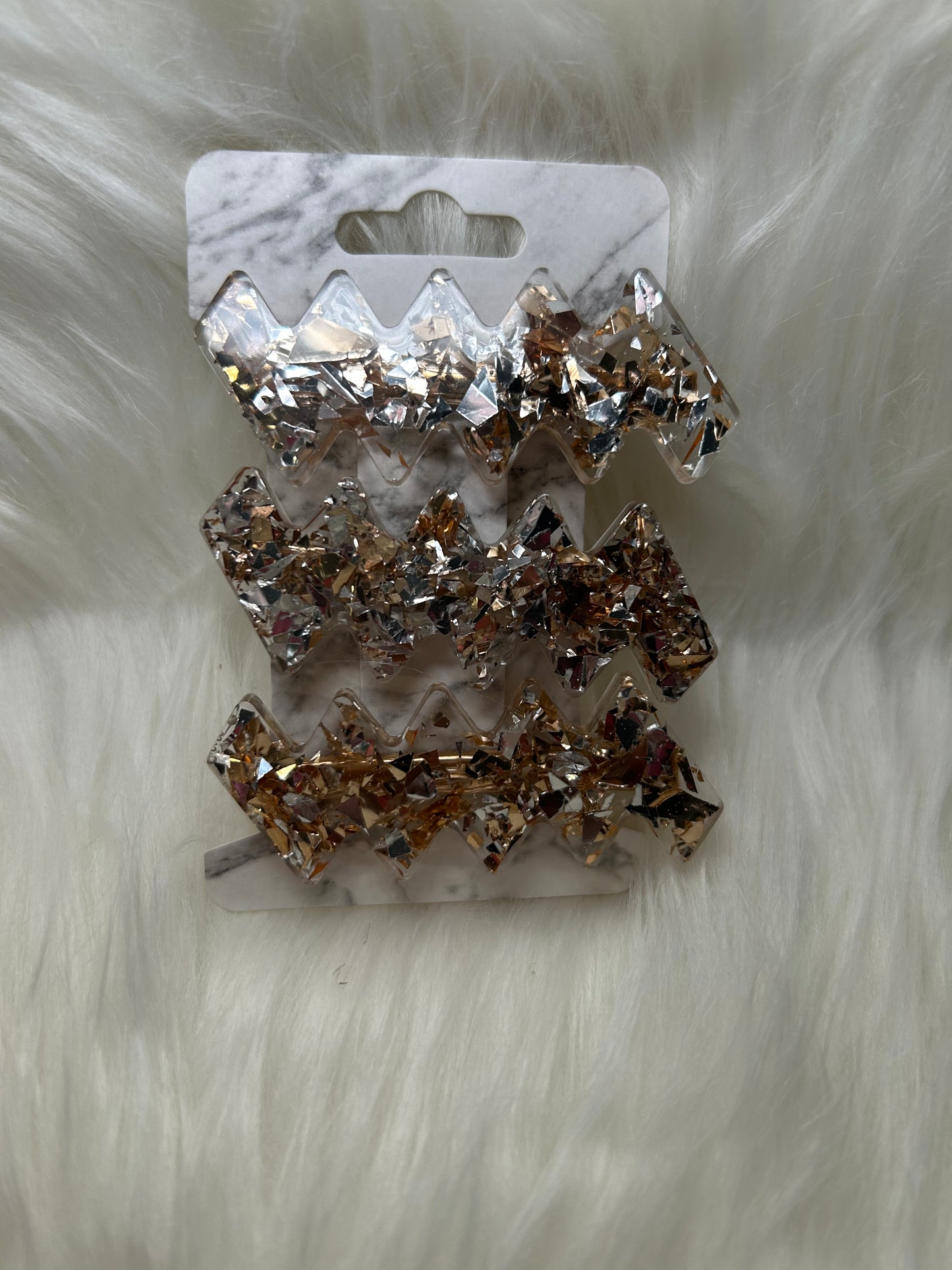 Gold barrettes