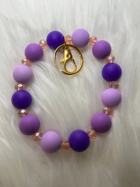 Purple wristlet