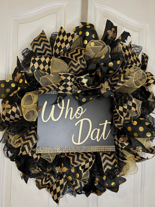 New Orleans Saints Wreath